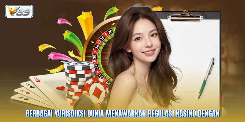 Berbagai yurisdiksi dunia menawarkan regulasi kasino dengan