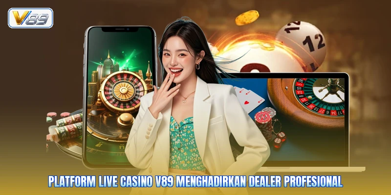 Platform live casino V89 menghadirkan dealer profesional