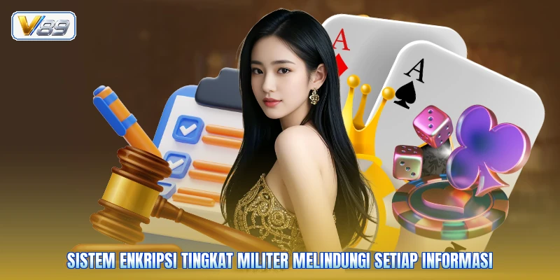 Sistem enkripsi tingkat militer melindungi setiap informasi